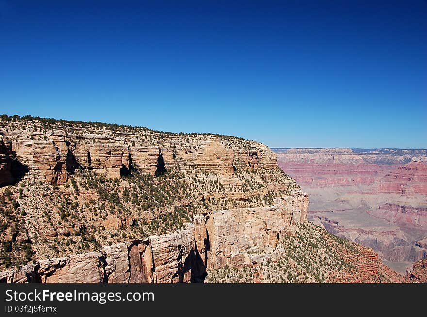 View of Grand Canyon south rim