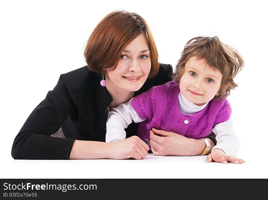 Young Mother With Her Daughter