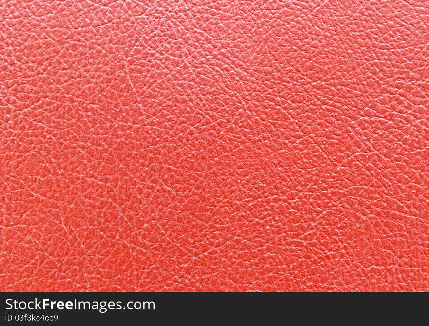 Red leather