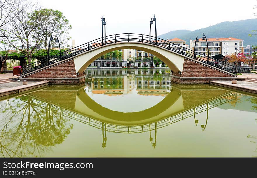 Arch bridge,Was taken in April 25, 2011 Shenzhen, China