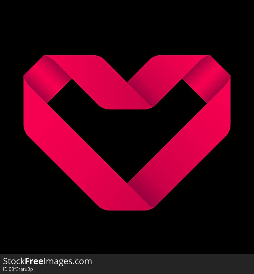 Vector Illustration of Heart icon. Vector Illustration of Heart icon