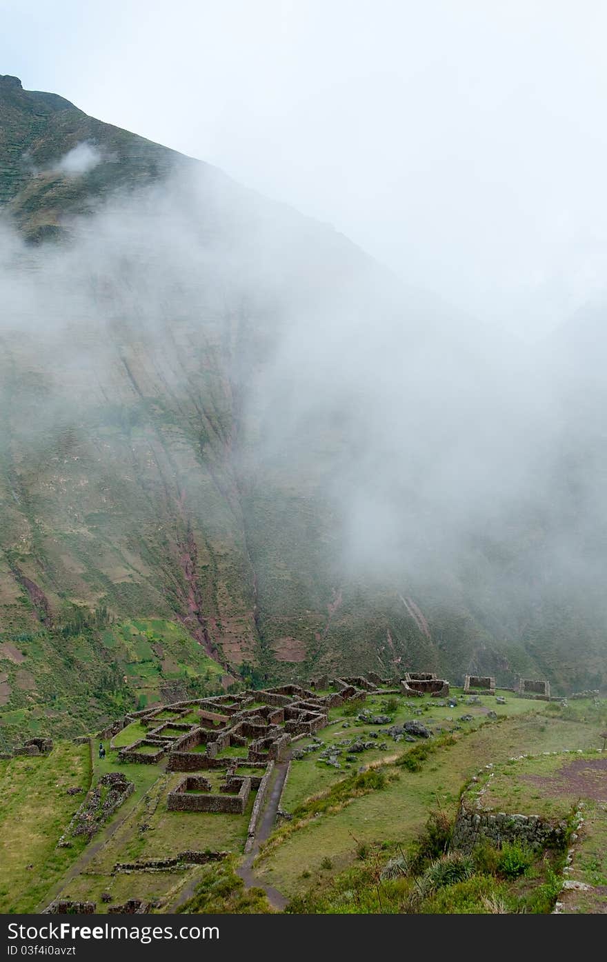 Incas livings near Pisac, Peru