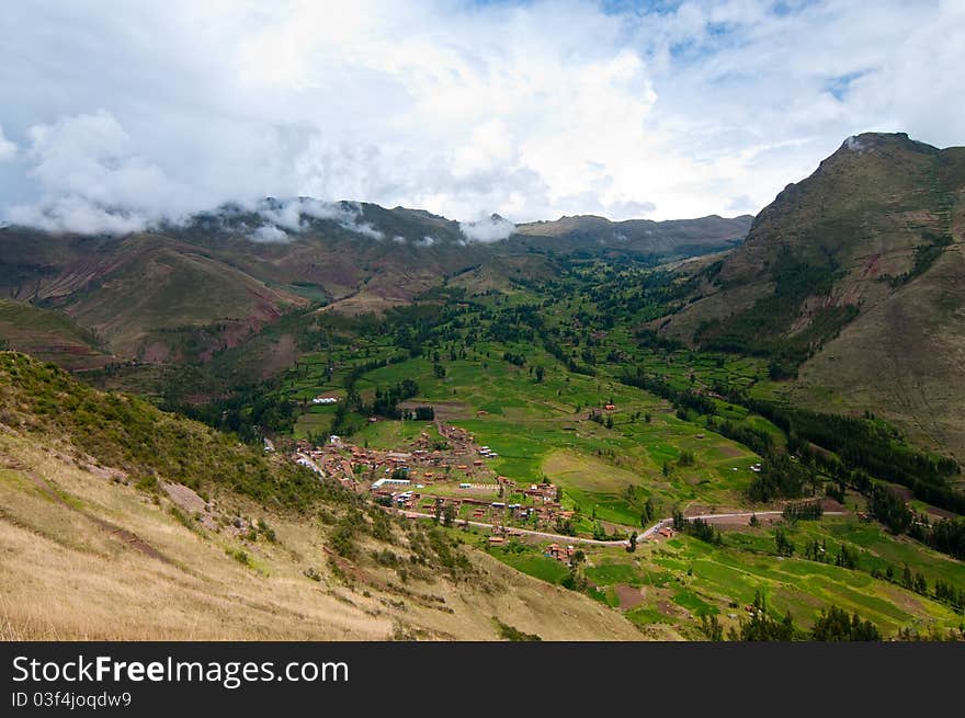 Mountain view, Pisac Peru