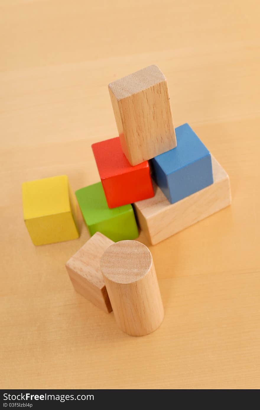 Colorful Blocks For Building Toys. Colorful Blocks For Building Toys