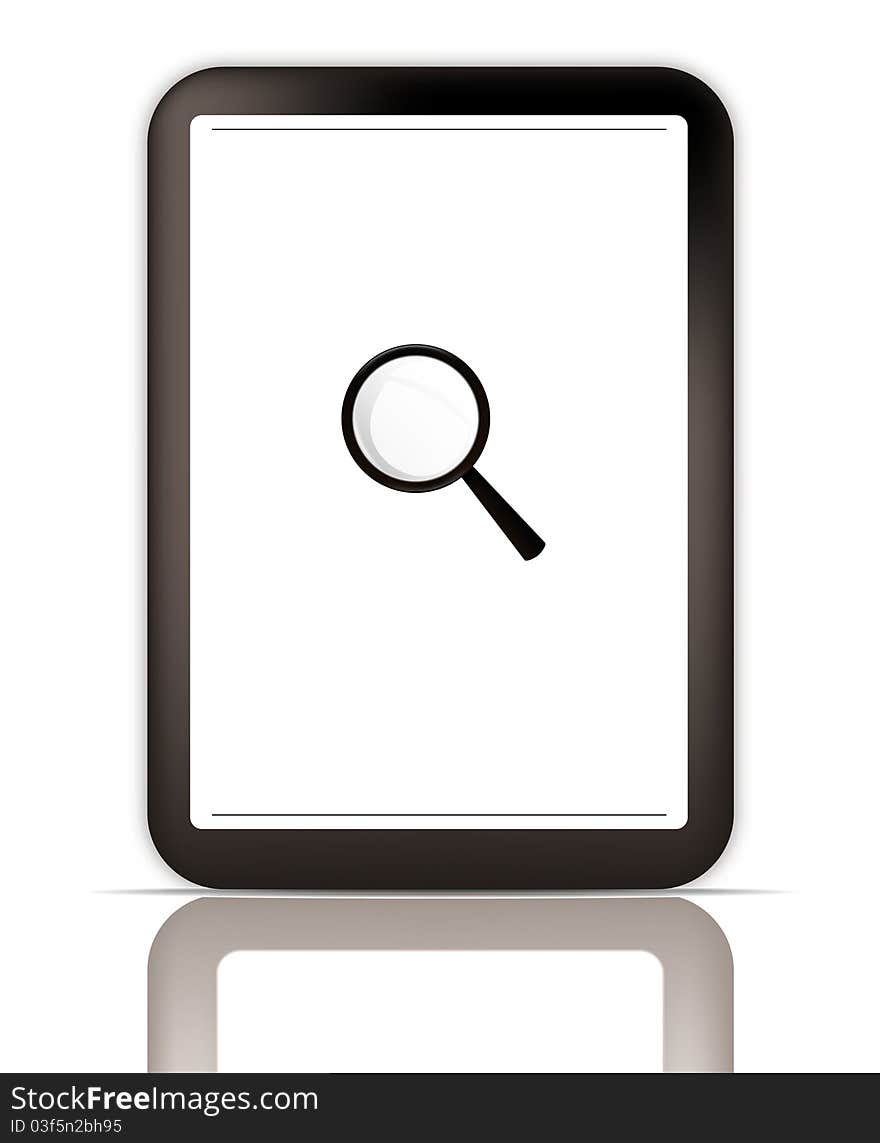 Search Pad Book Icon Background