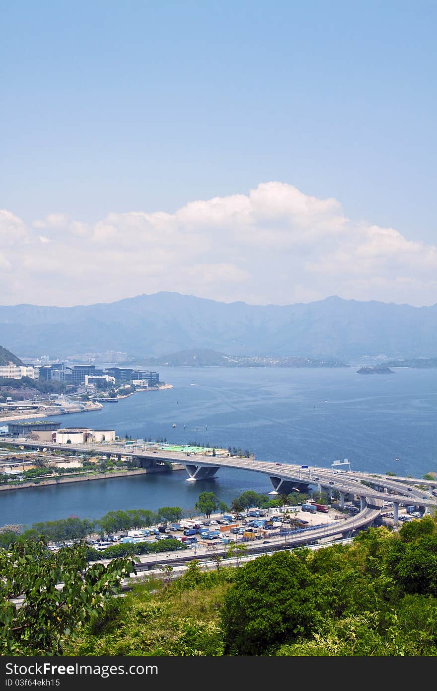 View of Tolo Harbour, Hong Kong. View of Tolo Harbour, Hong Kong.