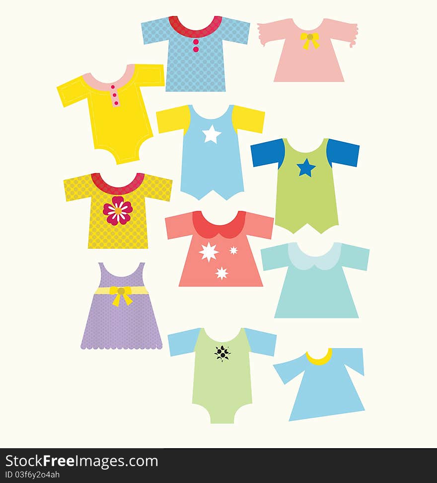 Baby clothing , onsies and dresses for toddler or baby on a clothing line , baby dresses for boys and baby dress for girl. Baby clothing , onsies and dresses for toddler or baby on a clothing line , baby dresses for boys and baby dress for girl