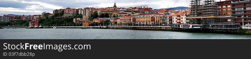 Panoramic view of Getxo Neiborghthood in Bilbao (Spain). Panoramic view of Getxo Neiborghthood in Bilbao (Spain)