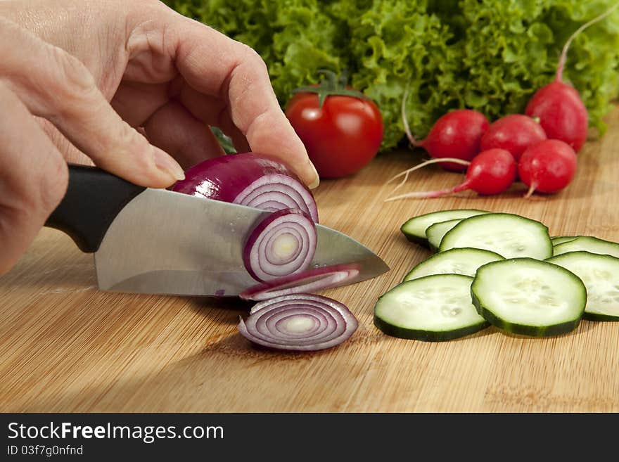 Preparation Of A Salad