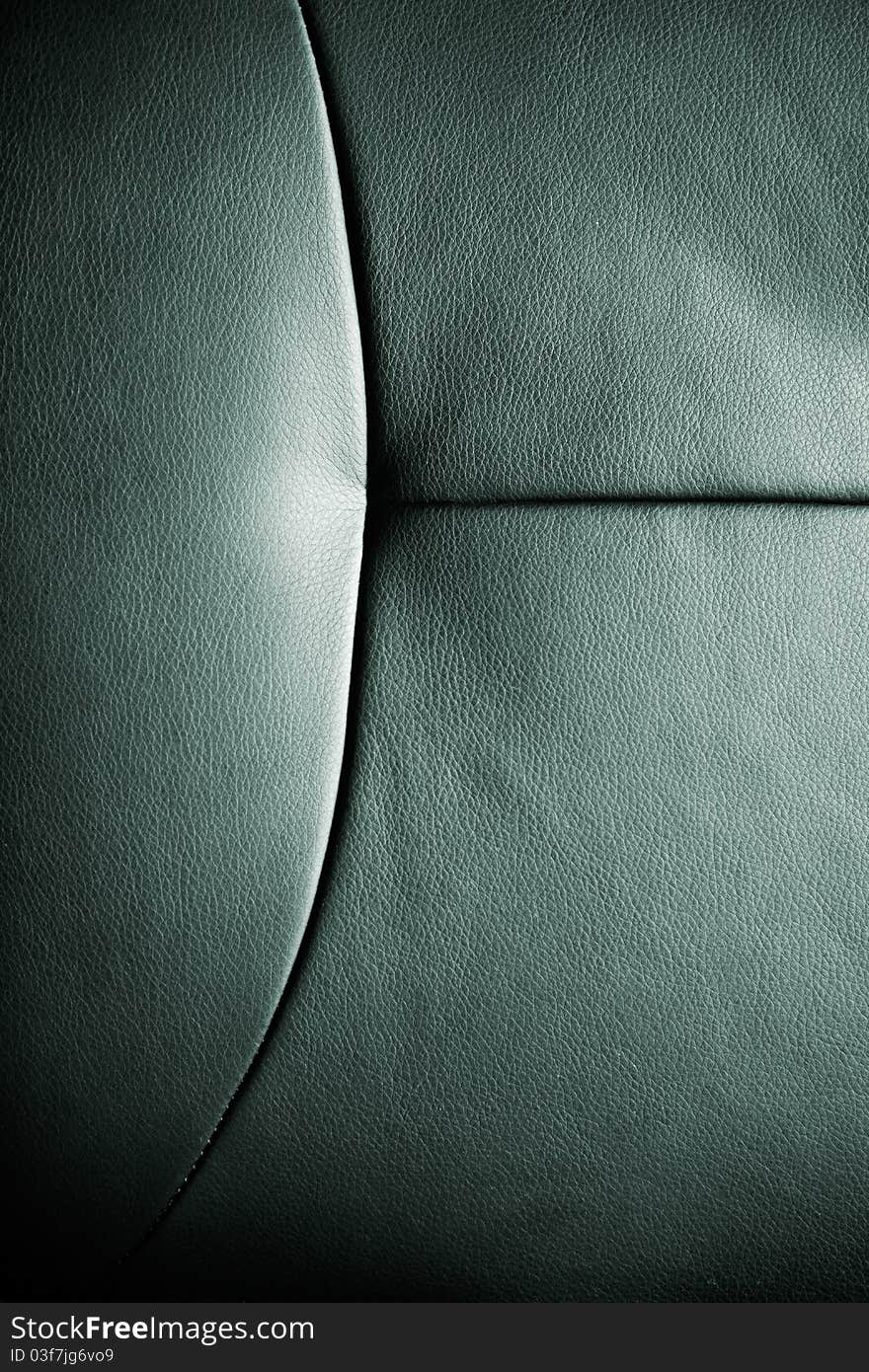 Close up image of  texture Leather seats