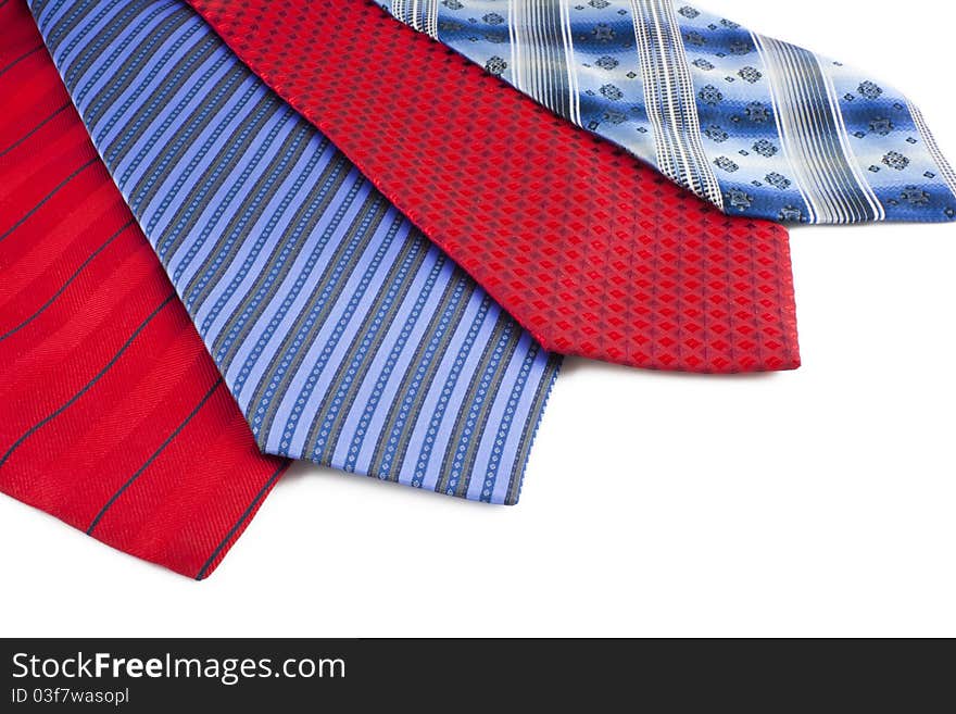 Some multi-colored man s ties