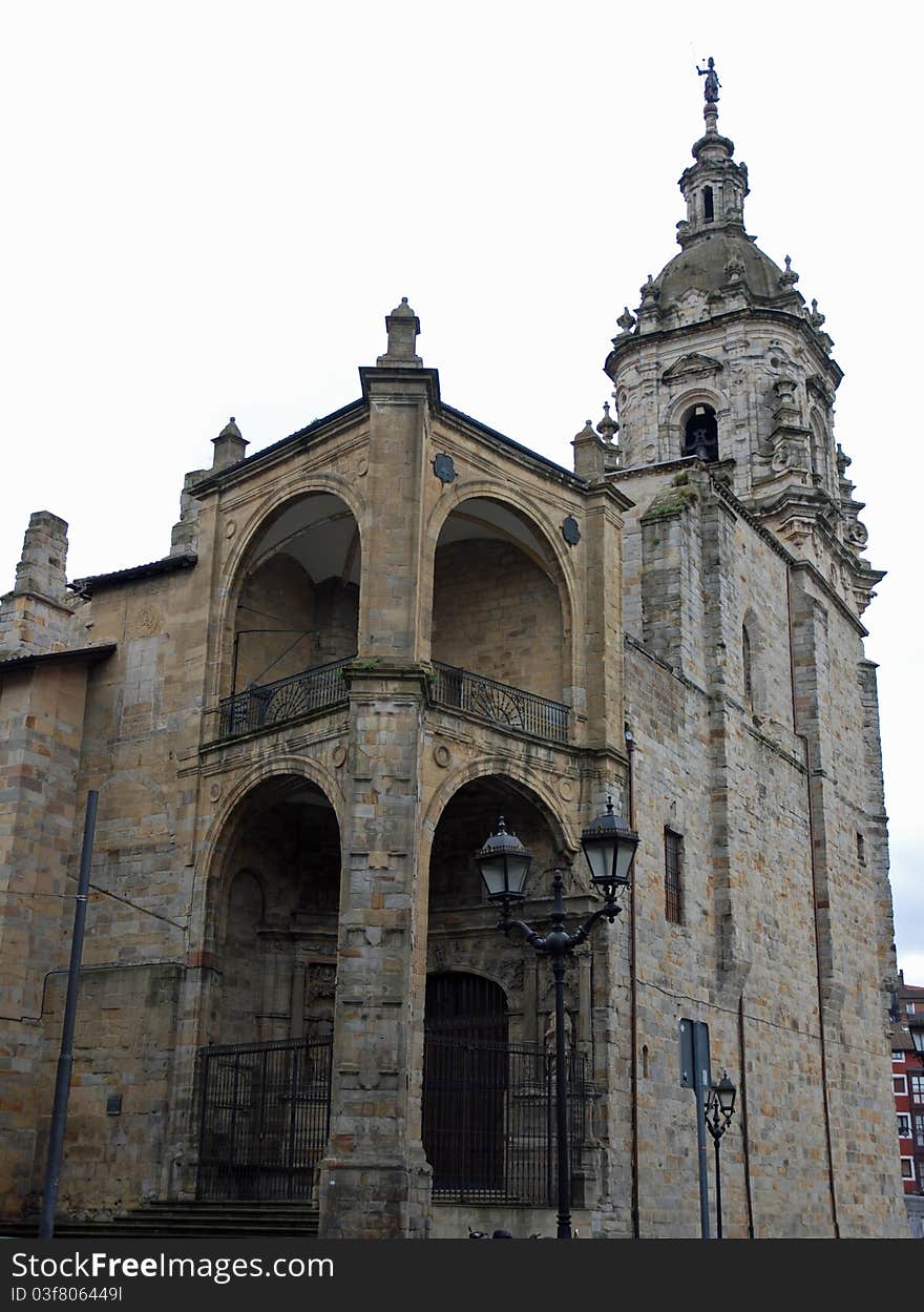 San Anton Church In Bilbao