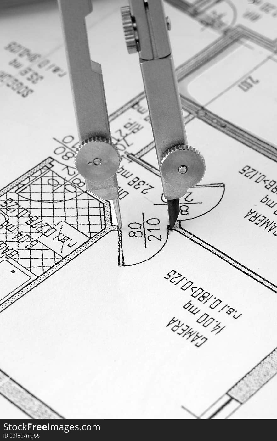 This photo belongs to a my project.I want to show the compass in another area of interested,for example a plan. This photo belongs to a my project.I want to show the compass in another area of interested,for example a plan