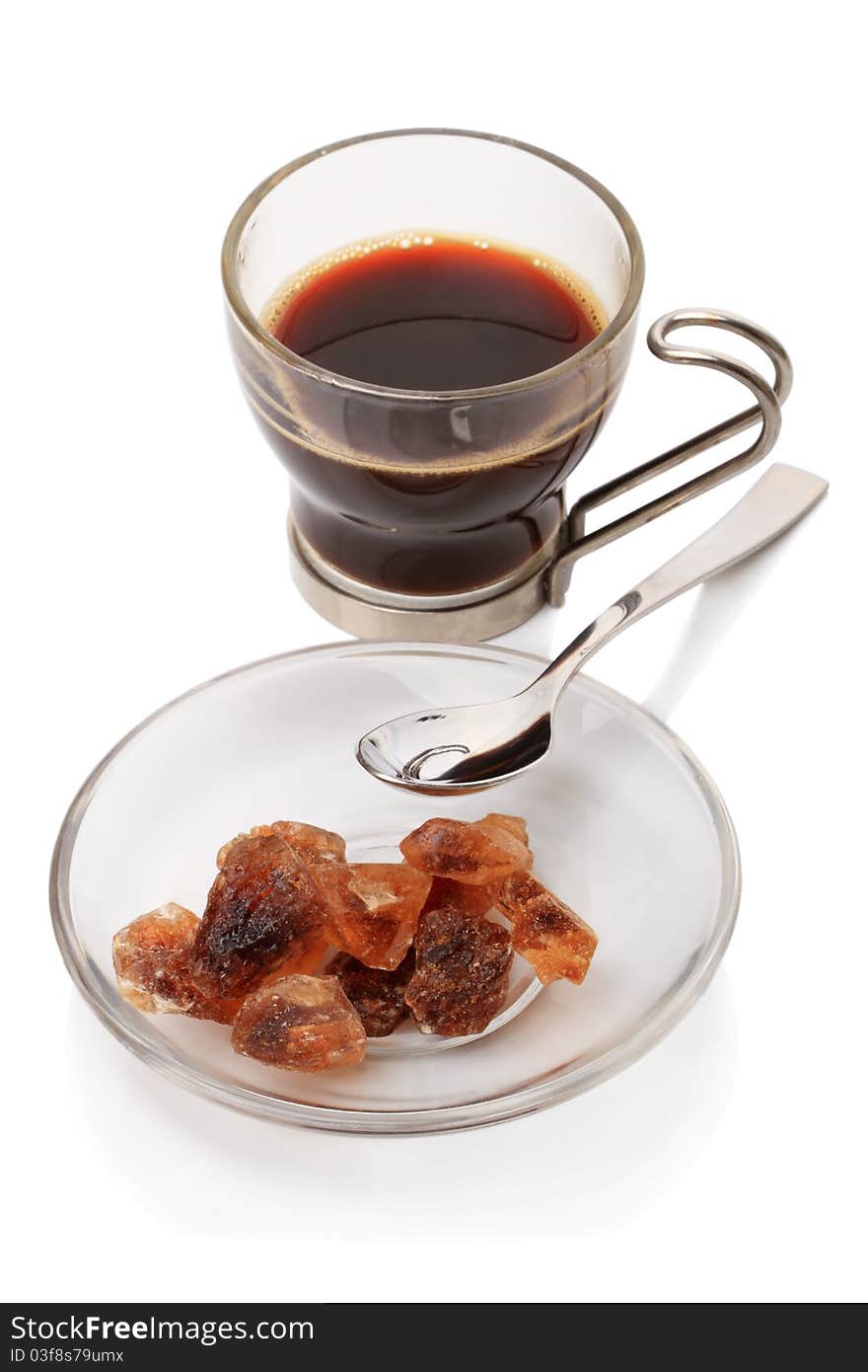 Coffee with �ane lump sugar