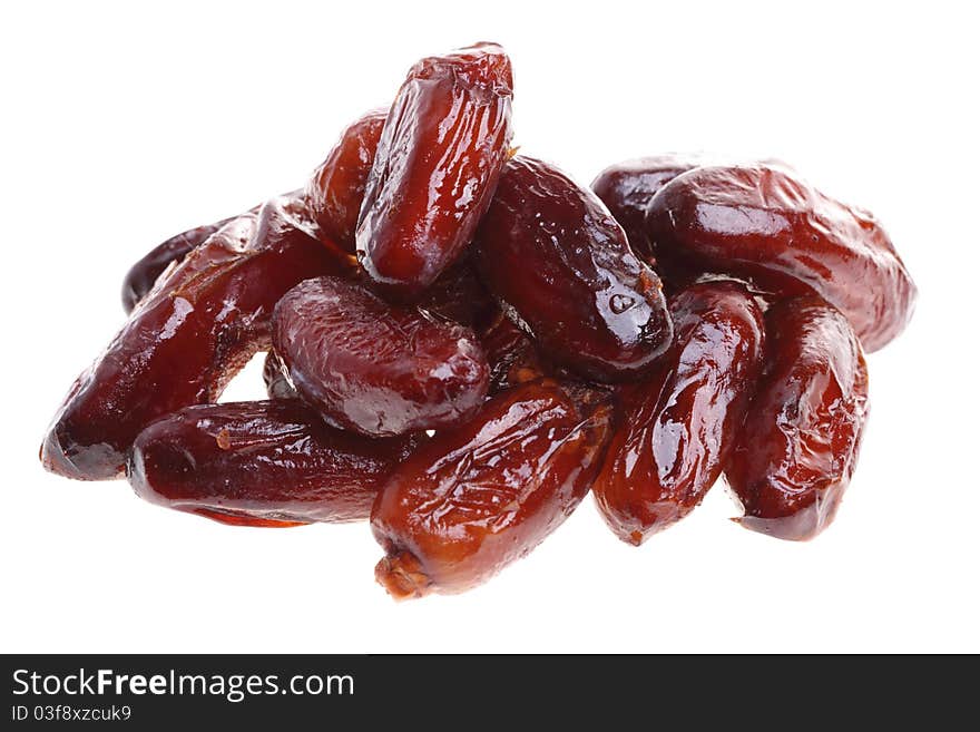 Dried Date Fruits Isolated