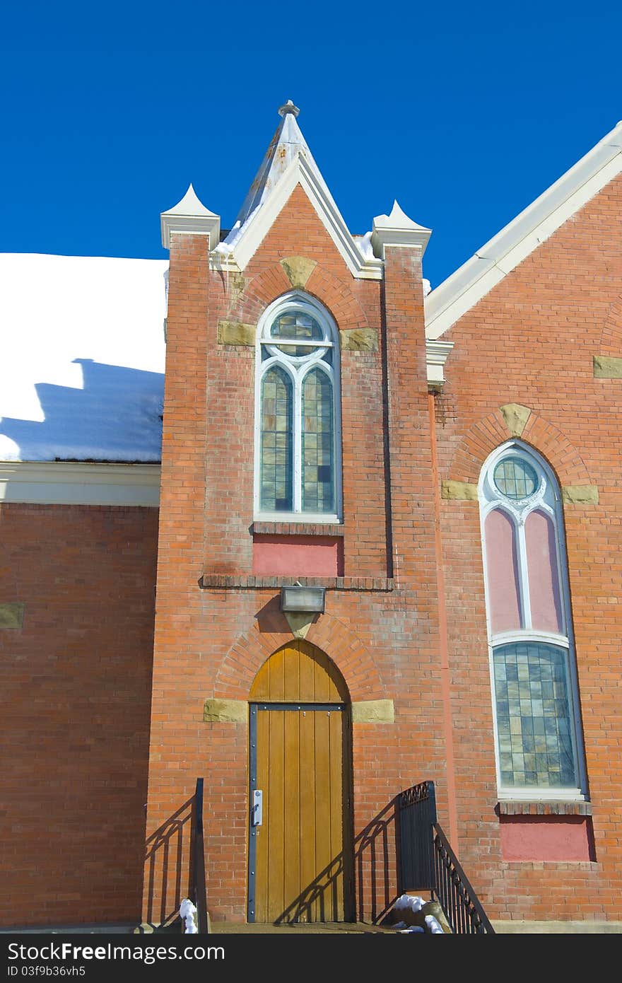 A Traditional catholic church from the early 1950's. A Traditional catholic church from the early 1950's