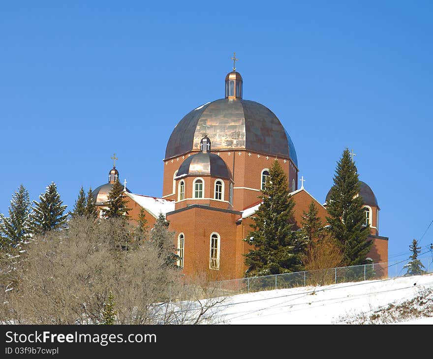 A Traditional catholic church from the early 1950's. A Traditional catholic church from the early 1950's