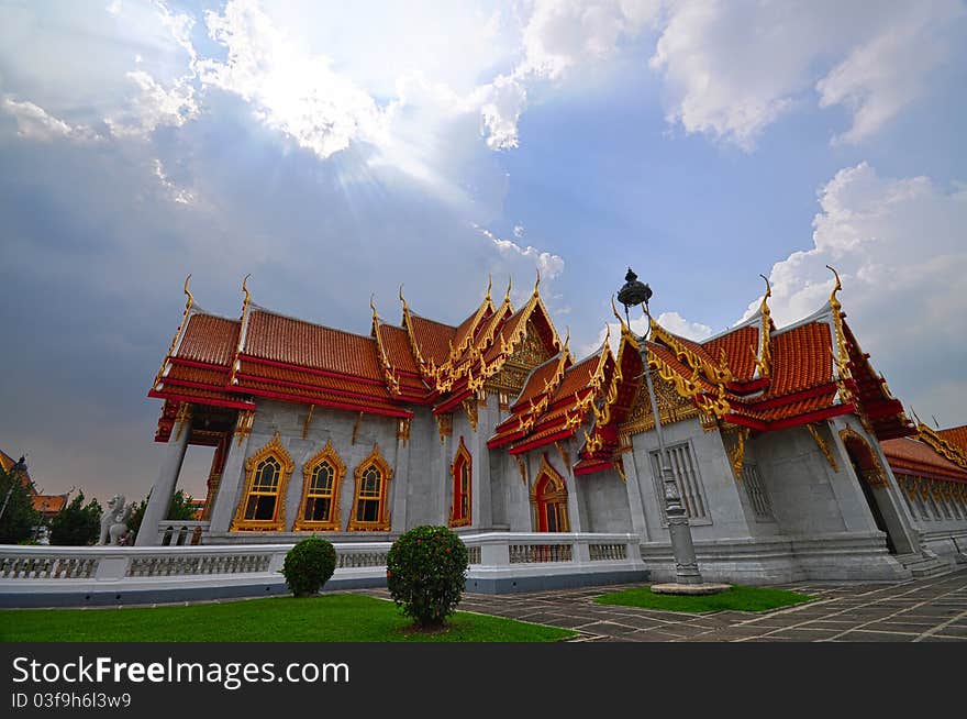 Marble Temple in Thailand