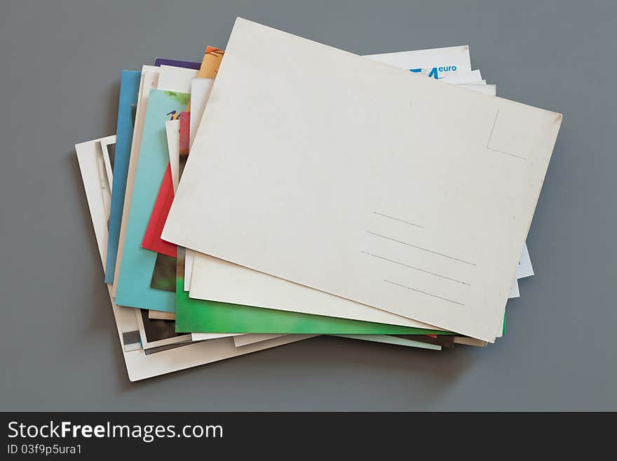 Pile of colorful cards