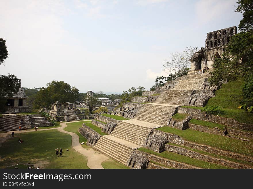 Ancient Maya City in Mexico. Ancient Maya City in Mexico