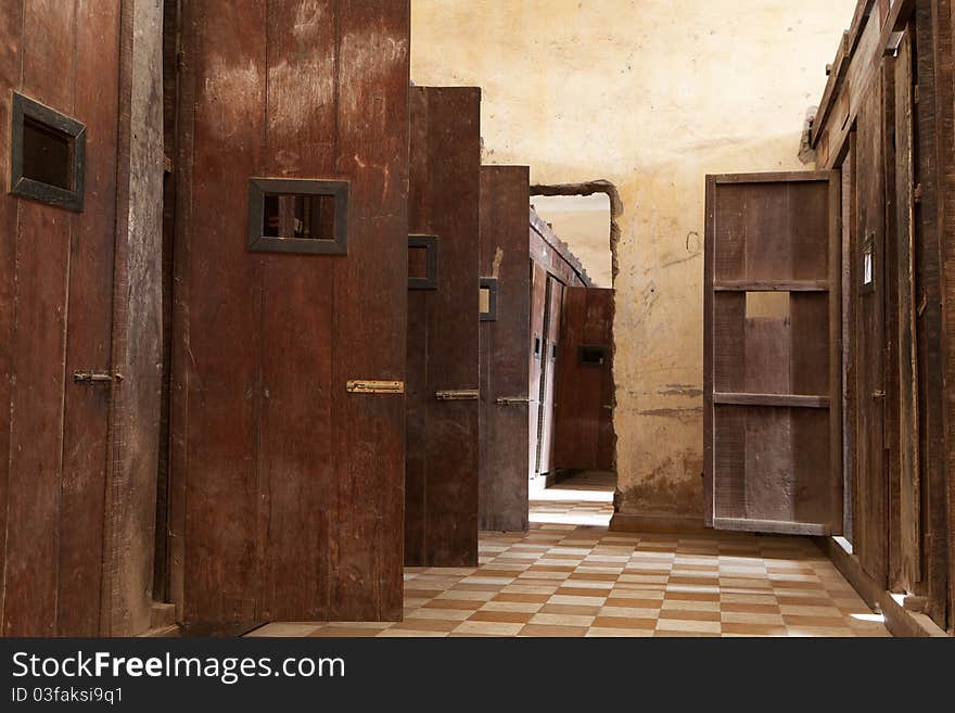 Tuol Sleng prison Phnom Penh, torture center of red khmer in cambodia