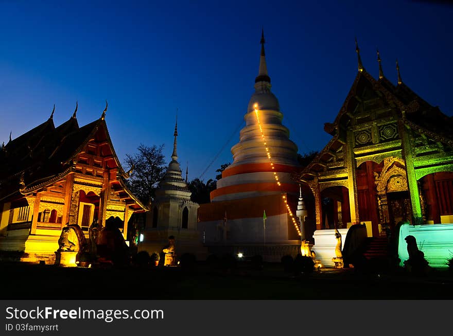 Wat Phra Singh, Chiang Mai, Thailand.