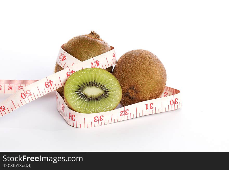 Kiwi and tape measure