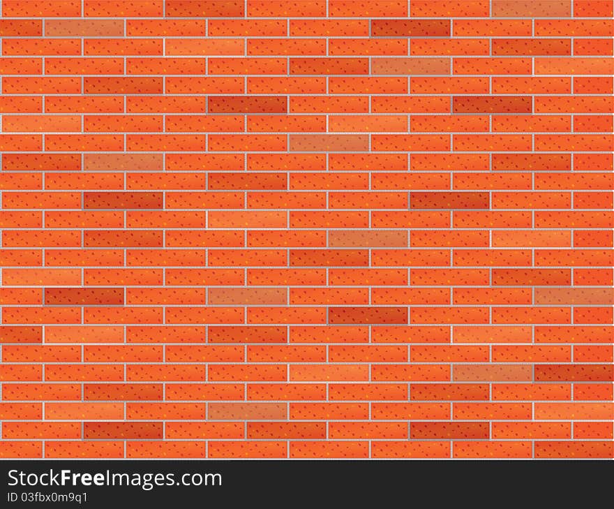 Classic brick wall illustration wallpaper