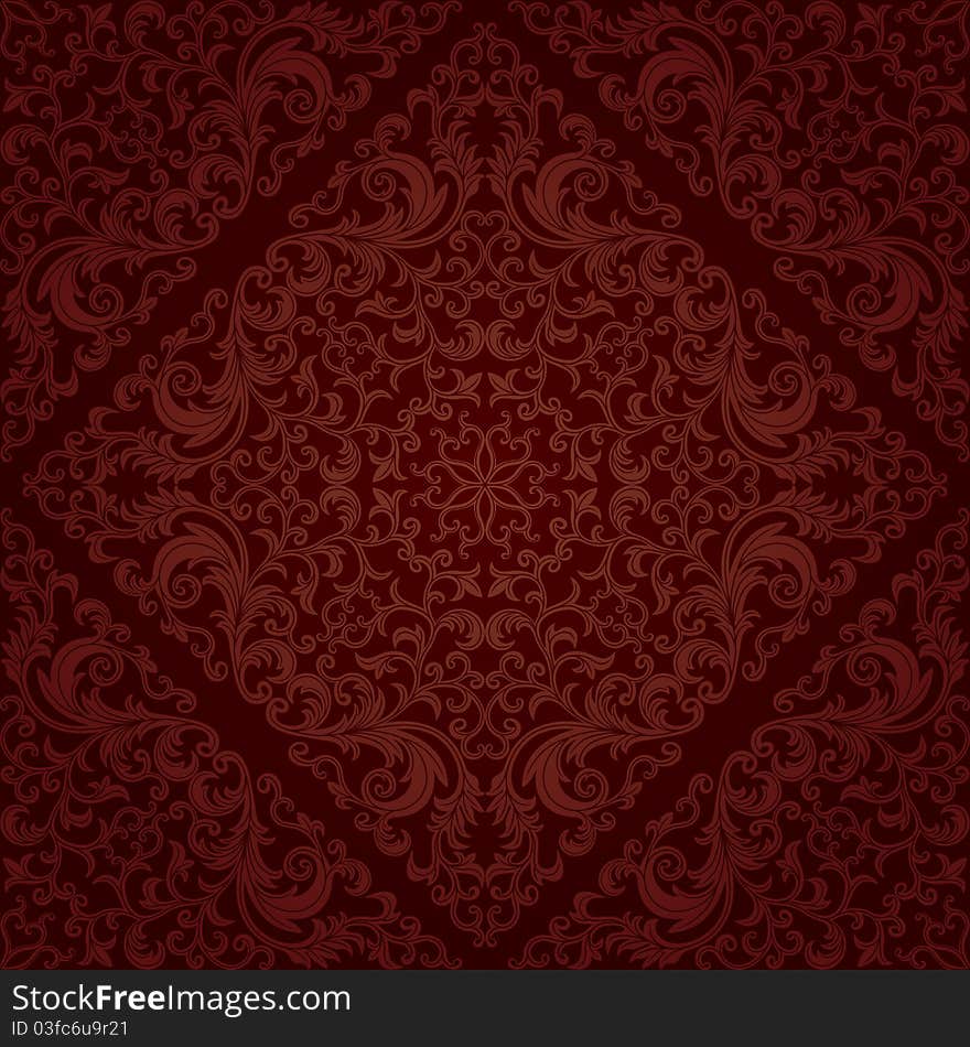 Abstract seamless floral pattern. Vector illustration. Abstract seamless floral pattern. Vector illustration.