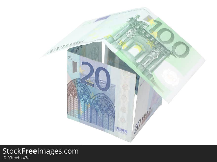 Banknotes In The Form Of House