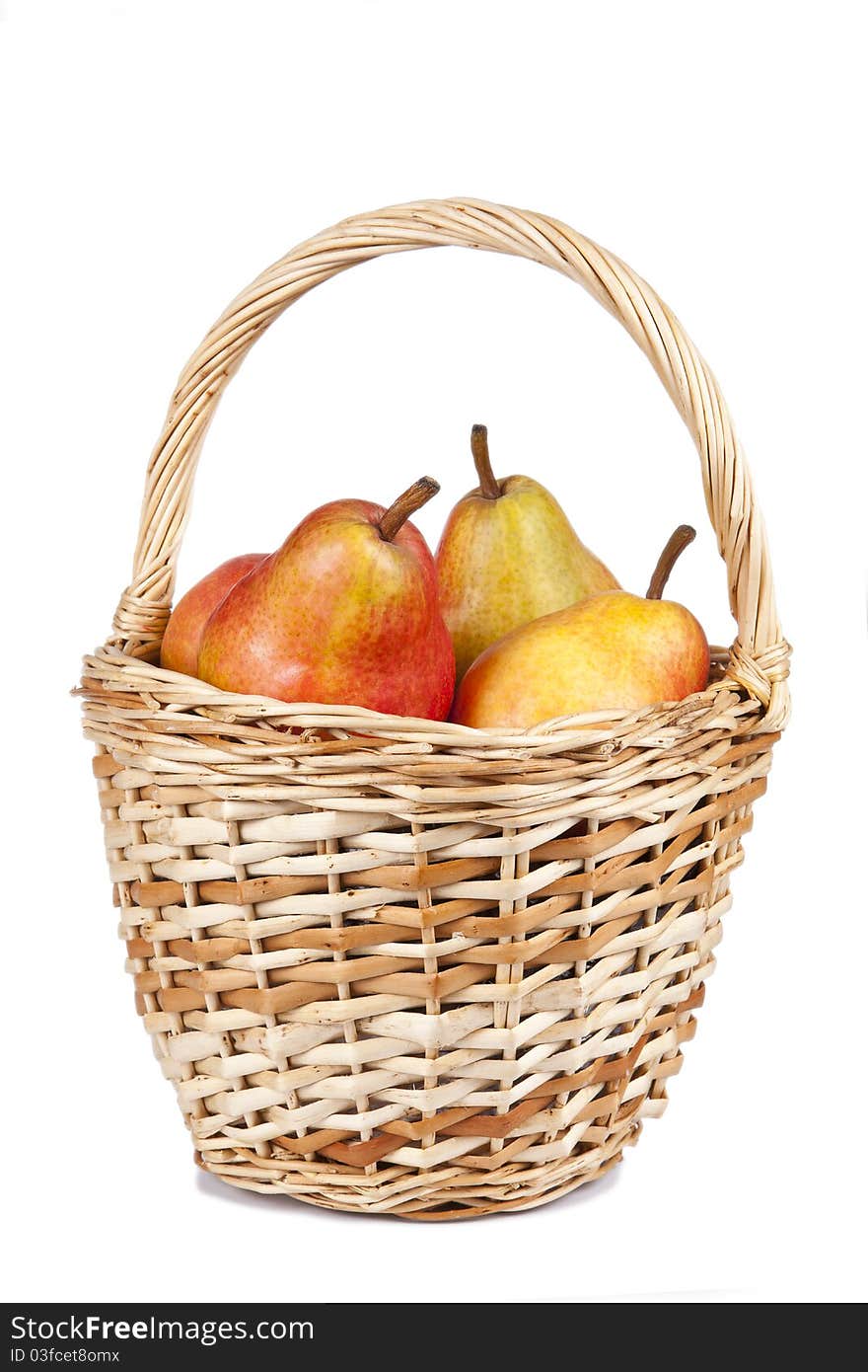 Basket With Pears