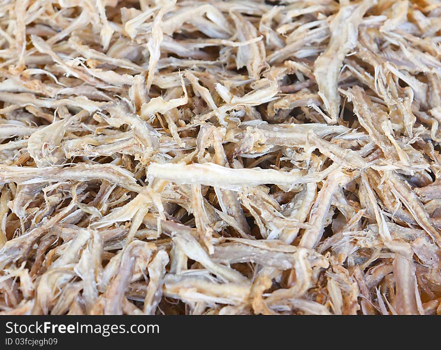 Asian Food Ingredient Dried Fish used to enhance the taste of the soups or bouillon. Asian Food Ingredient Dried Fish used to enhance the taste of the soups or bouillon