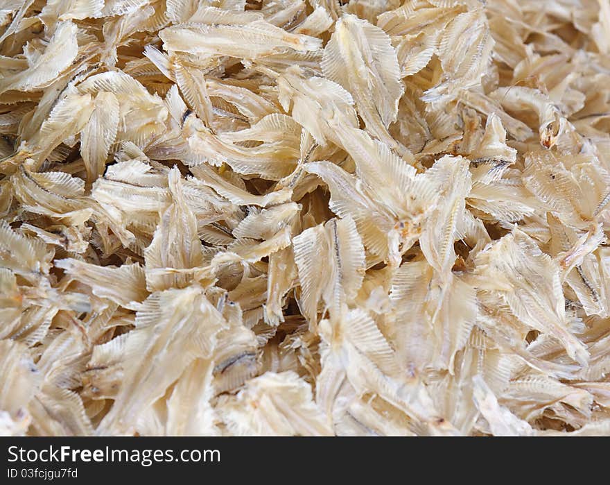 Asian Food Ingredient Dried Fish used to enhance the taste of the soups or bouillon. Asian Food Ingredient Dried Fish used to enhance the taste of the soups or bouillon