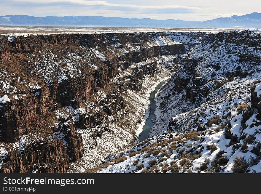 The Rio Grande Gorge Bridge, locally known as the Gorge Bridge,. Located neat Taos in New Mexico