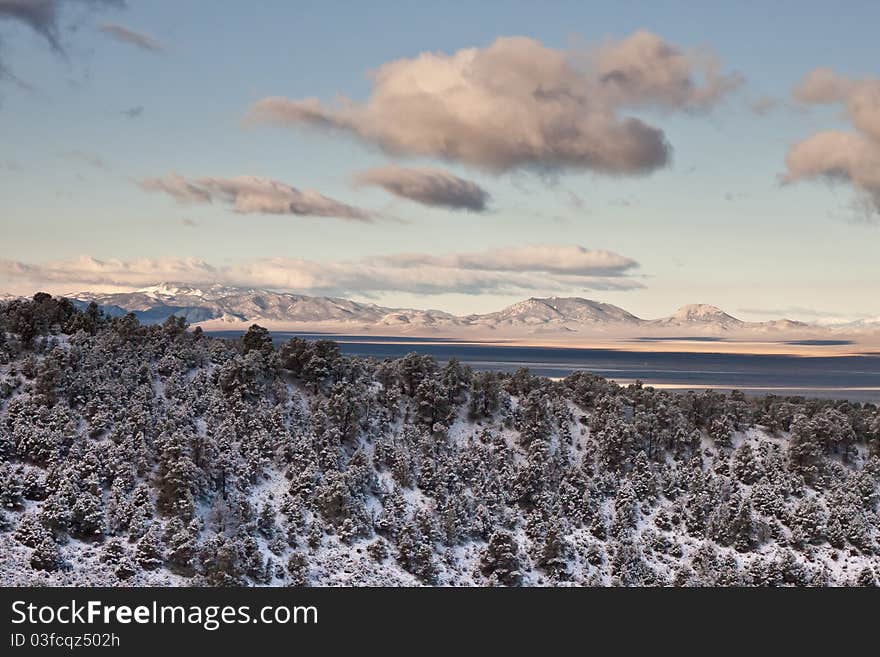 A very crisp clear and amazing photograph of a valley just outside Austin Nevada. A very crisp clear and amazing photograph of a valley just outside Austin Nevada.