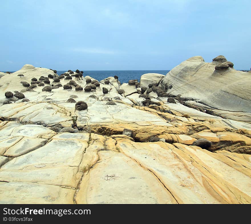 The Appearance of rocks in taiwan