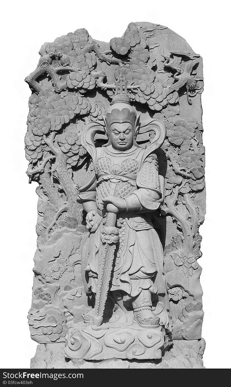 God Stone Carving