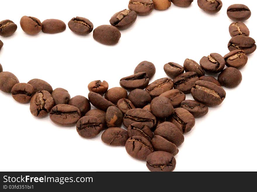 Heart Of Coffee Beans