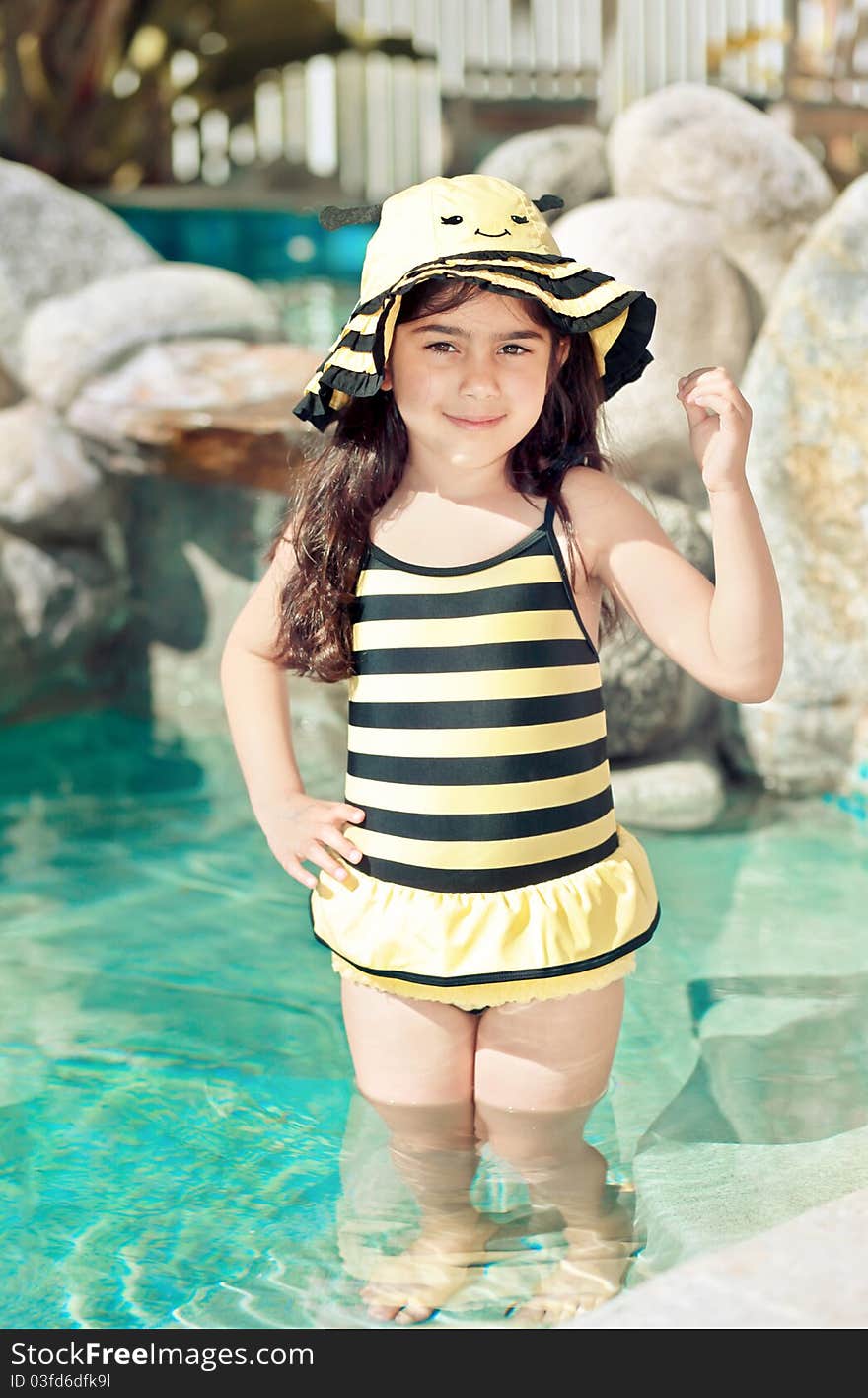 Bumble bee swim suit