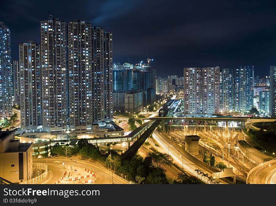 Modern Building in Hong Kong