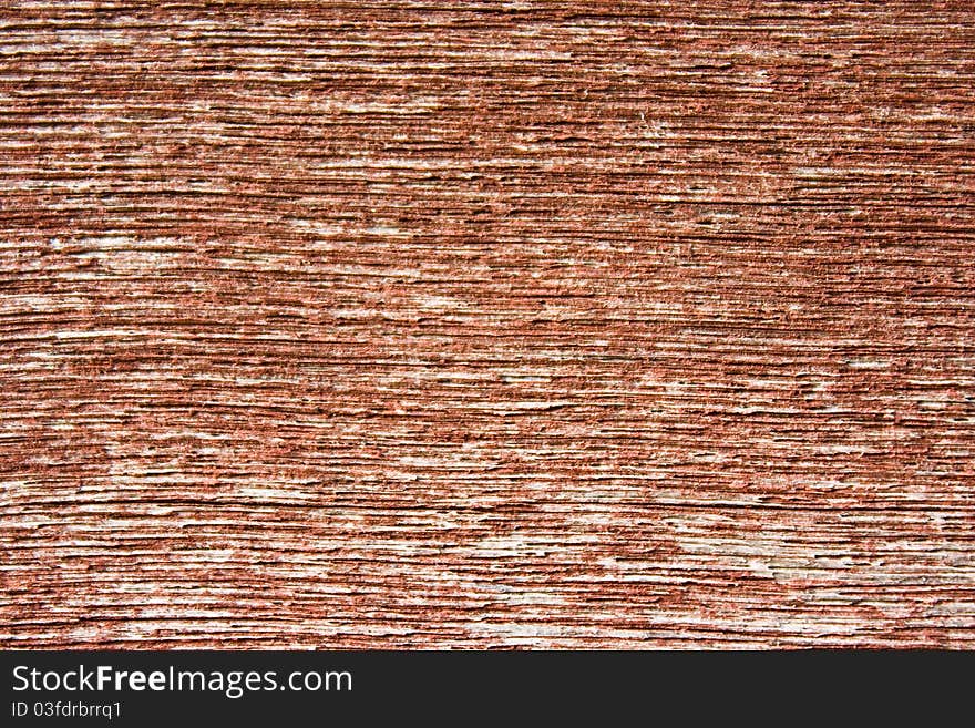 Close up old red brown wood texture