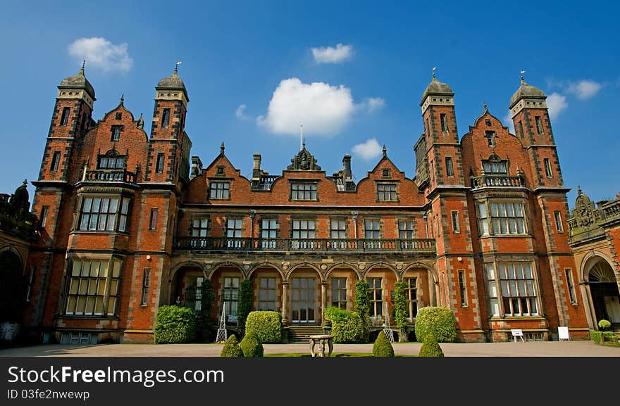 The estate of capesthorne hall in cheshire in england. The estate of capesthorne hall in cheshire in england