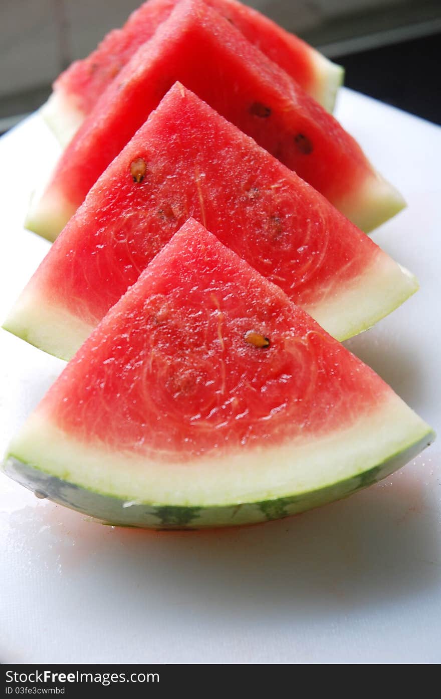 Close up of slices watermelon