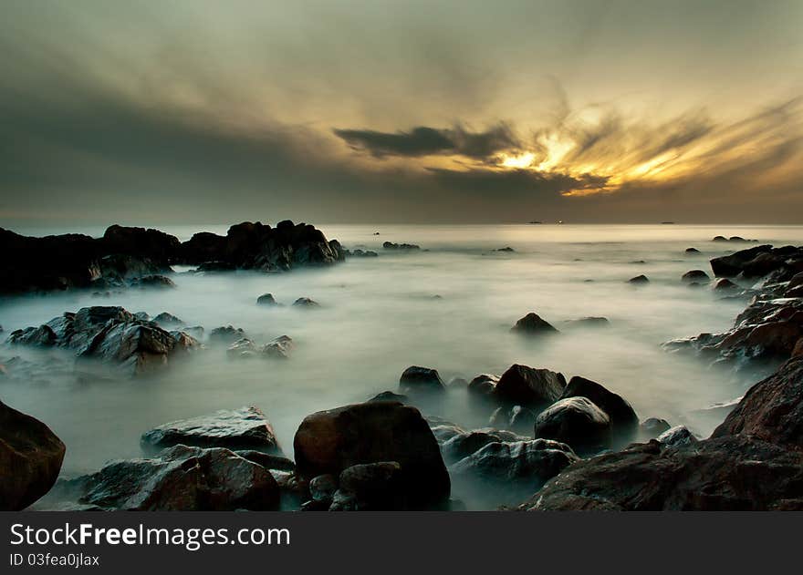 Sunset in Oporto