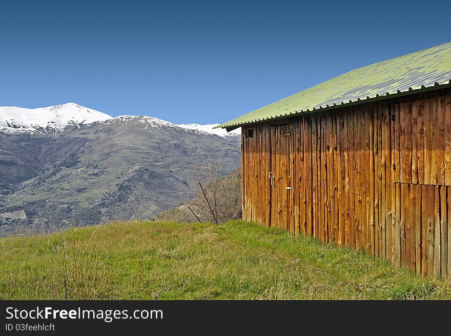 House on the mountains in the north of Spain.