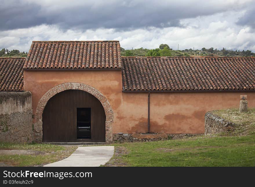 Archway Of A House In The Countryside