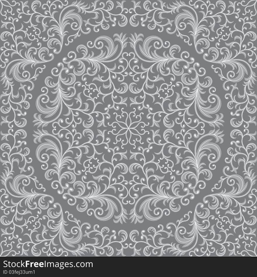 Abstract seamless floral pattern. Vector illustration. Abstract seamless floral pattern. Vector illustration.