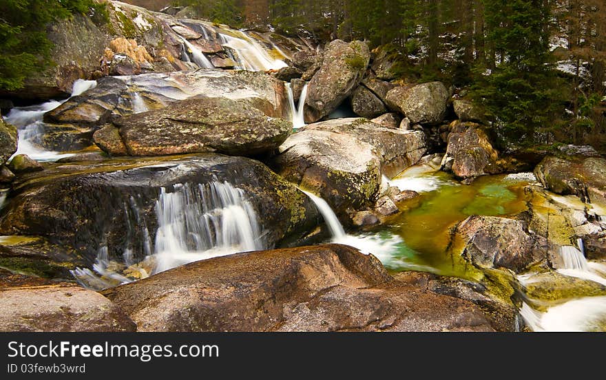 Mountain little river, Hign Tatras, Slovakia