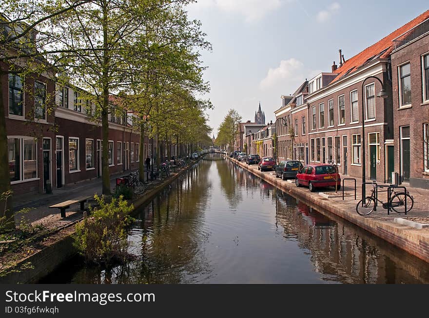 Houses And Canal .