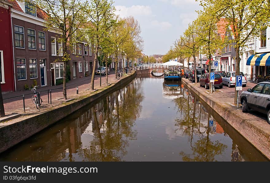 Houses And Canal .